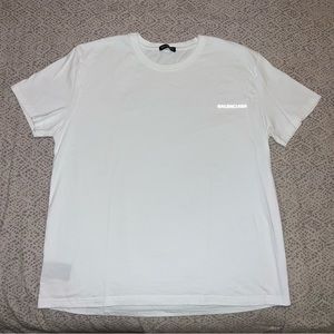 Balenciaga White Reflective Shirt Men’s Size Large